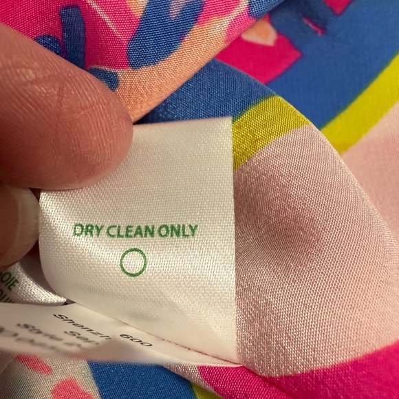 Lilly PULITZER EUC Lettie Silk Caftan top Size L/XL - Picture 2 of 9